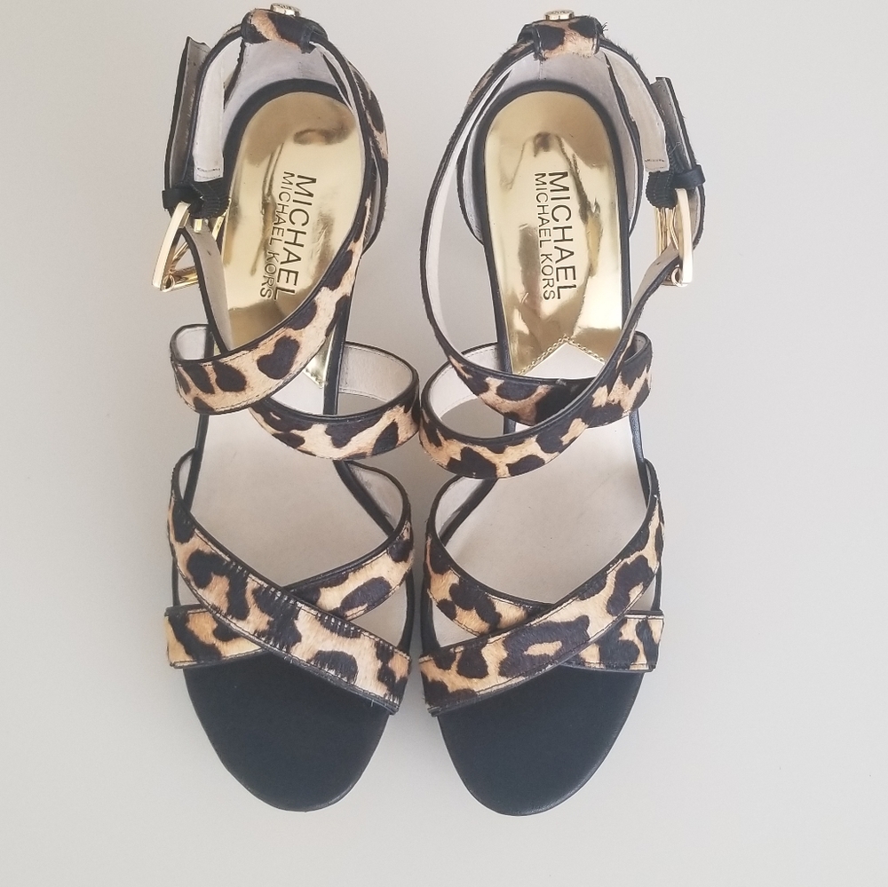 💥New Gorgeous MK leopard heels Size 8 - Picture 3 of 7